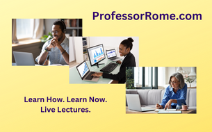 ProfessorRome.com Learn How Learn Now Live Lectures